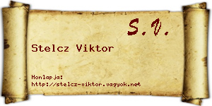 Stelcz Viktor névjegykártya