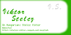 viktor stelcz business card